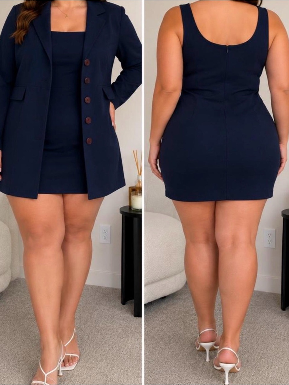 Blondie and Me Navy Dress & Jacket Set – Size 11
